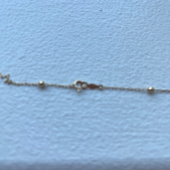 Vintage 14K Yellow Gold & 14K Yellow Gold Chain Tiger Eye 15 3/4"Choker Necklace - Picture 5 of 9